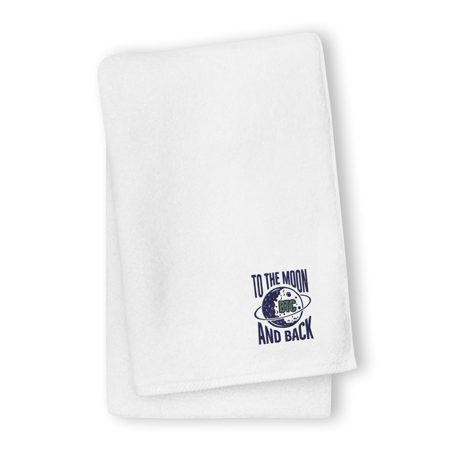 To The Moon And Back - Cotton Towel