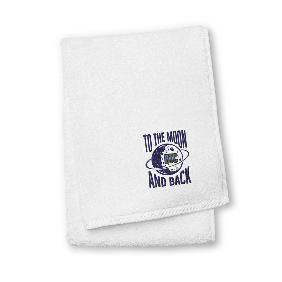 To The Moon And Back - Cotton Towel