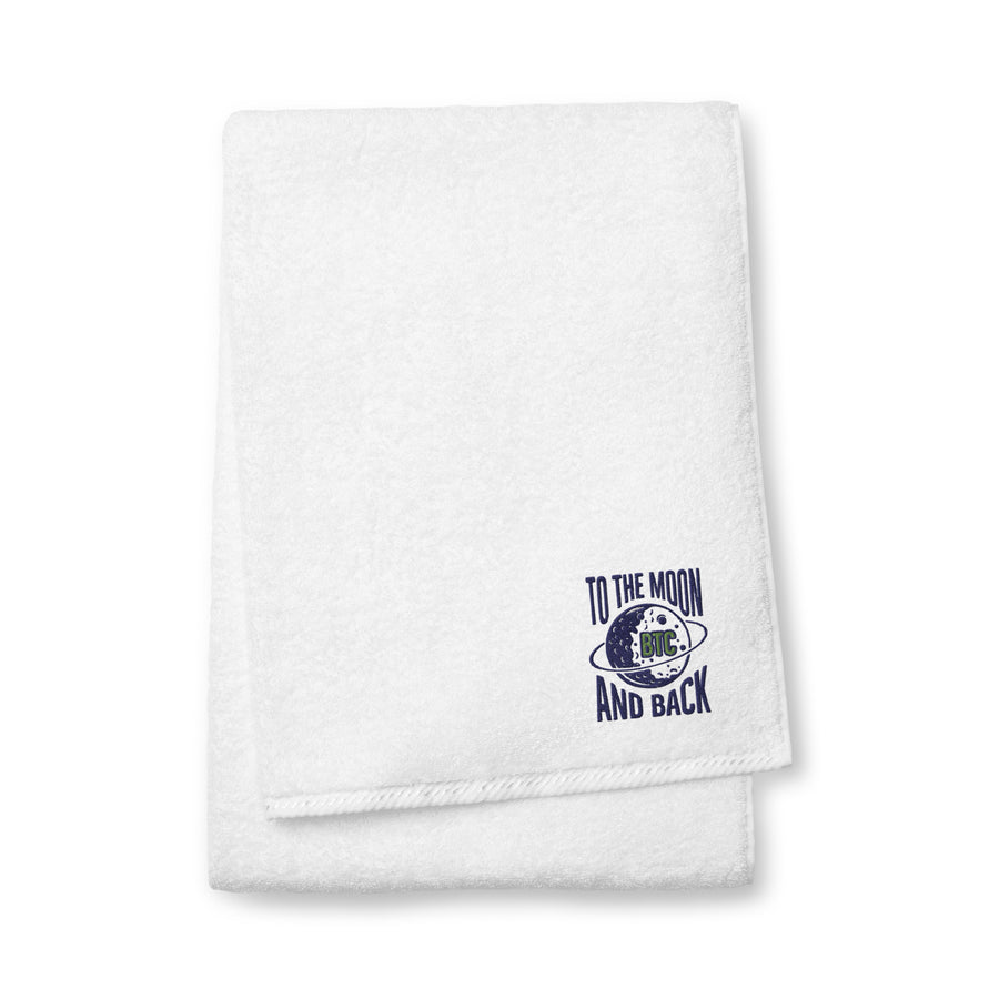 To The Moon And Back - Cotton Towel