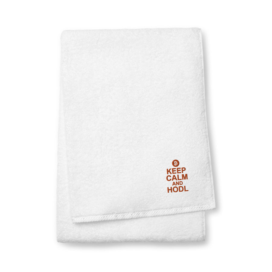 Keep Calm And Hodl - Cotton Towel