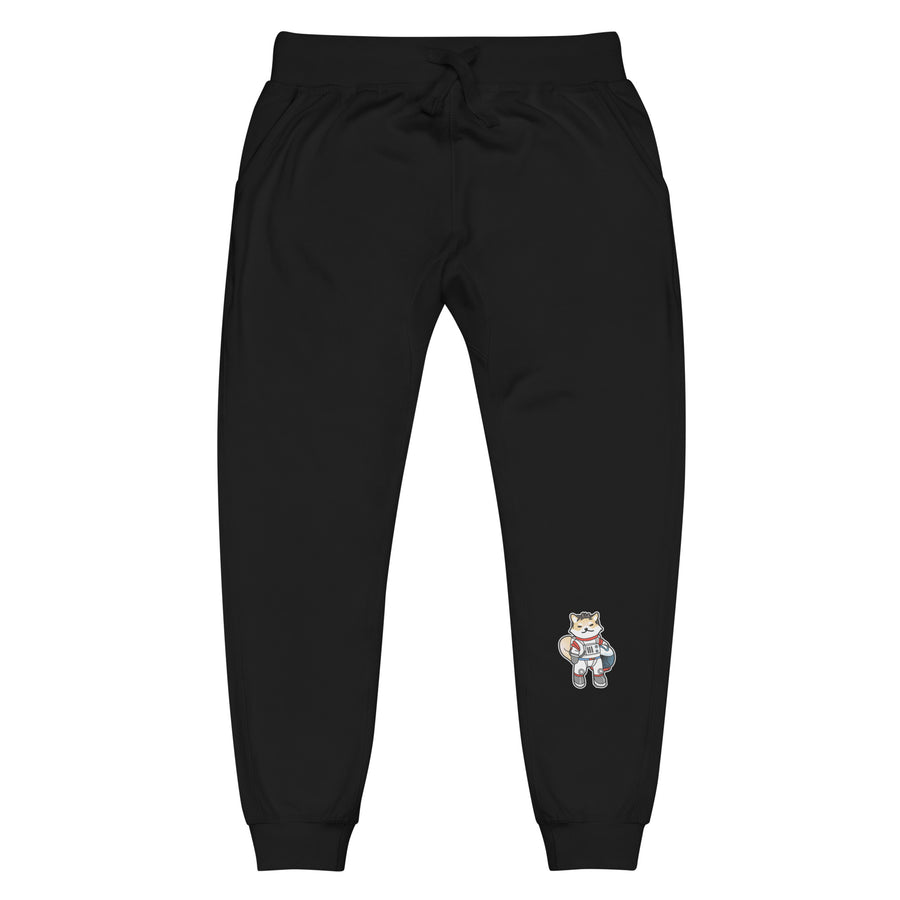 Astronaut Dog - Unisex Fleece Sweatpants