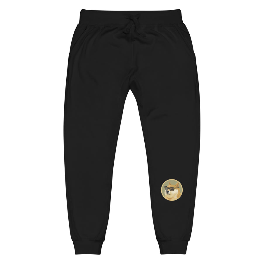 Dog In Glasses - Unisex Fleece Sweatpants