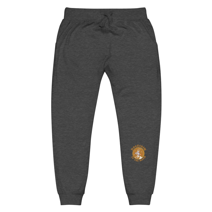 Dogecoin To The Moon - Unisex Fleece Sweatpants