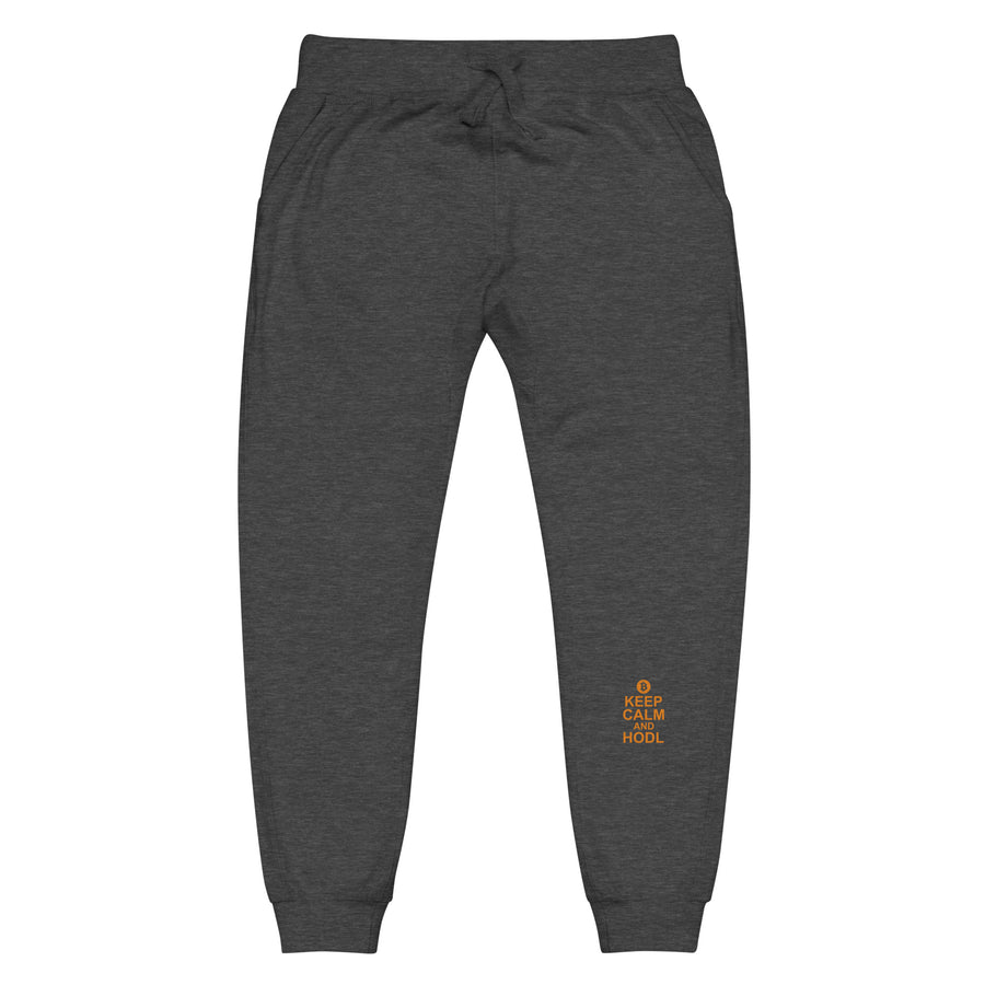 Keep Calm and Hodl - Unisex fleece sweatpants