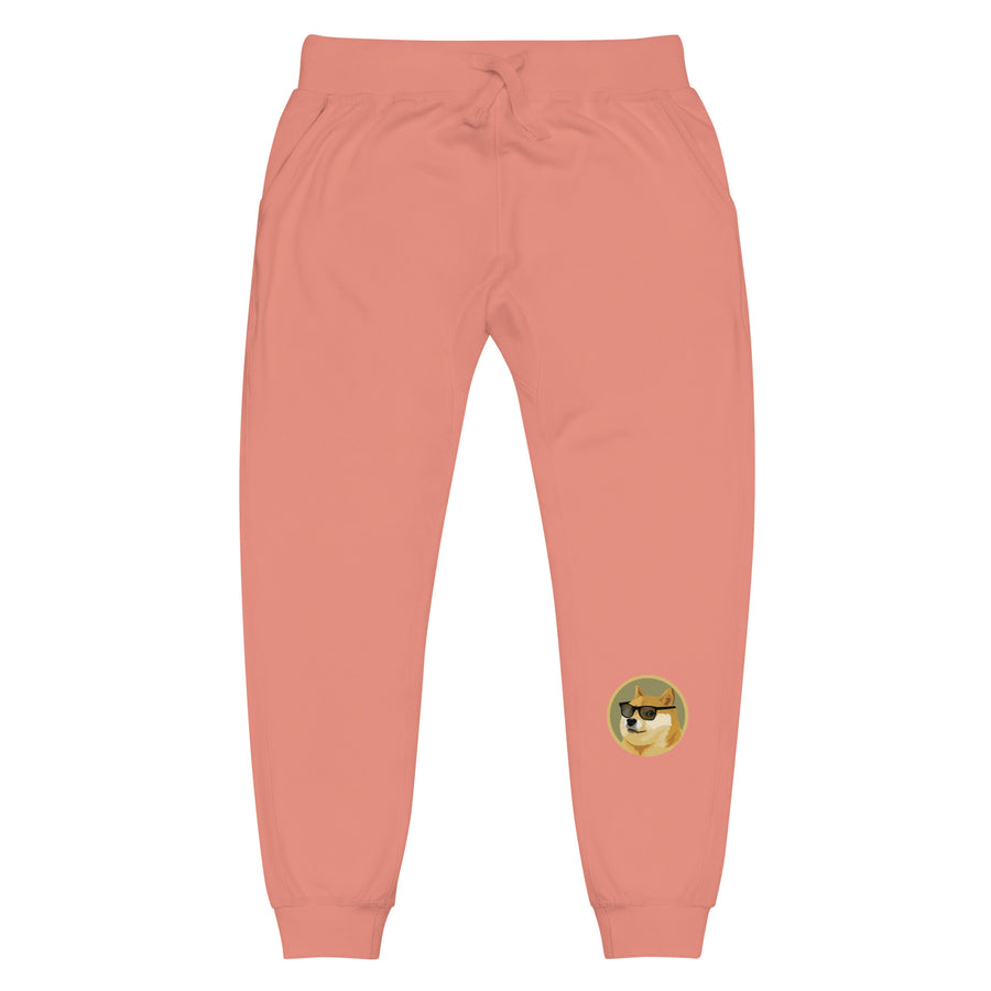 Dog In Glasses - Unisex Fleece Sweatpants