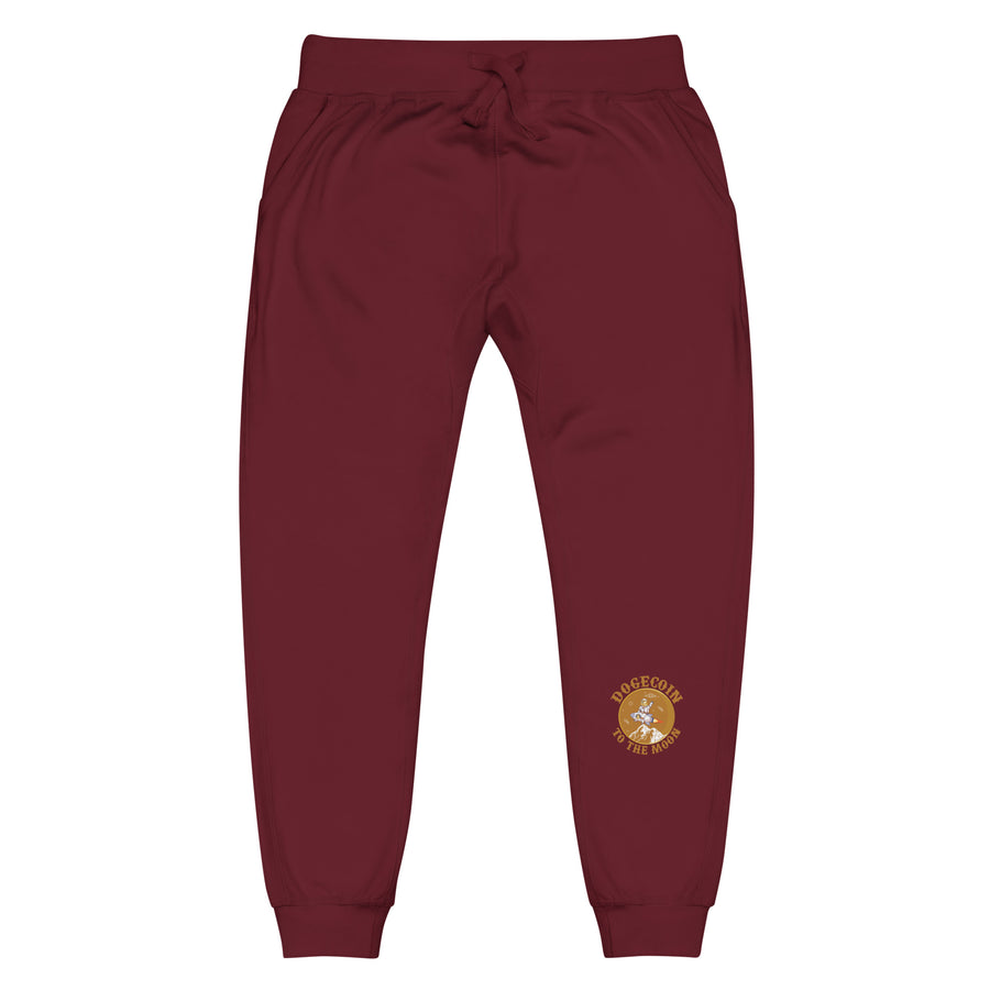 Dogecoin To The Moon - Unisex Fleece Sweatpants