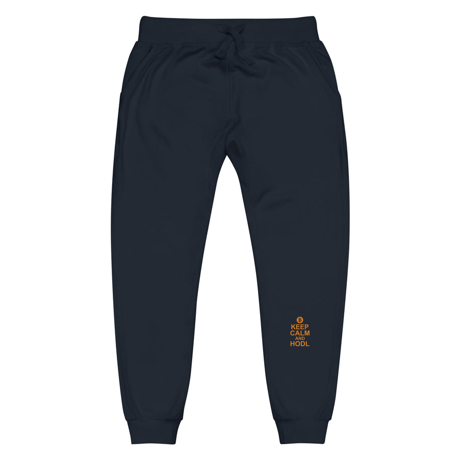 Keep Calm and Hodl - Unisex fleece sweatpants