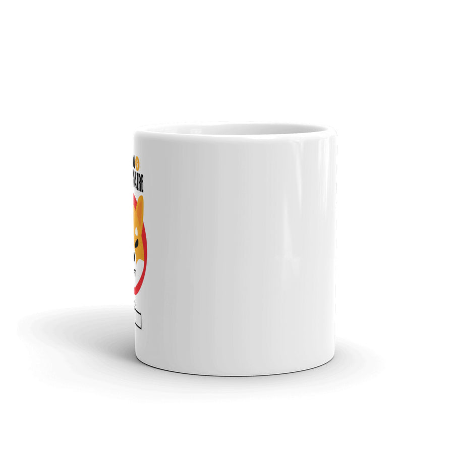 Shiba Millionaire - White glossy mug