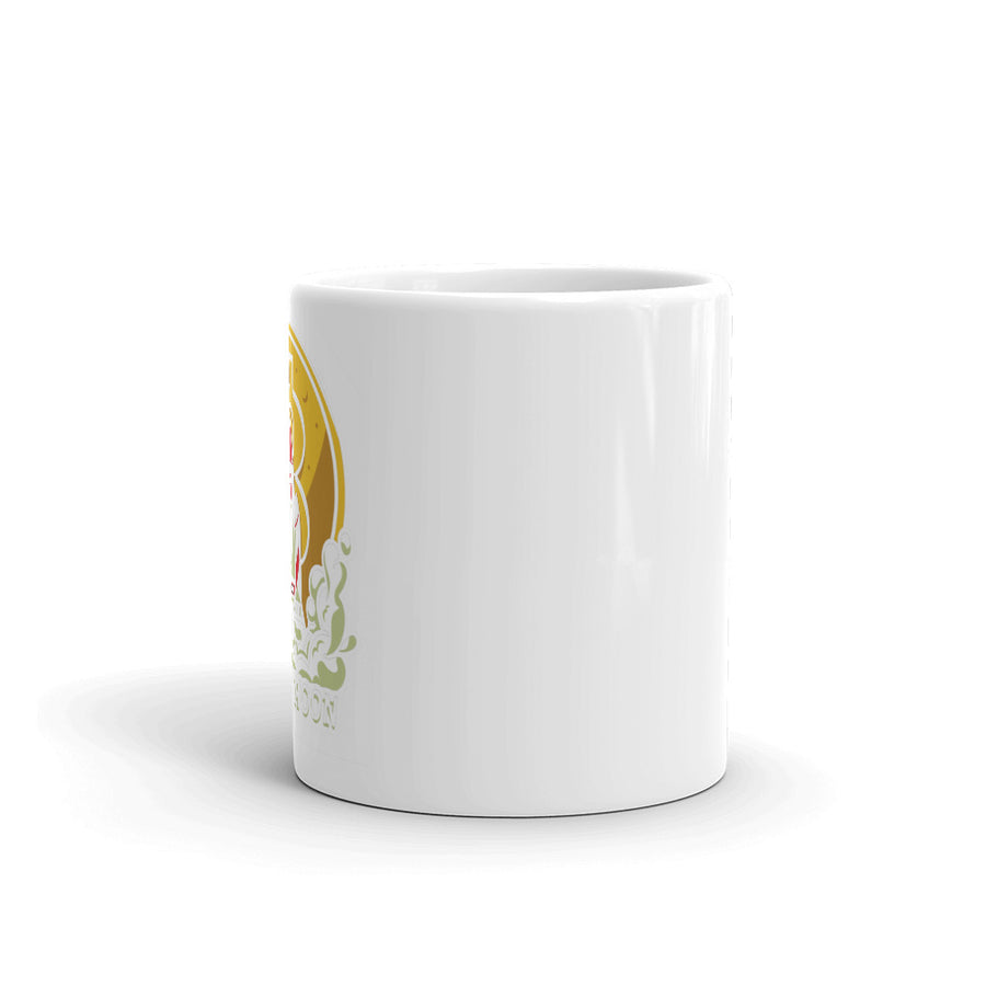 To The Moon - White glossy mug