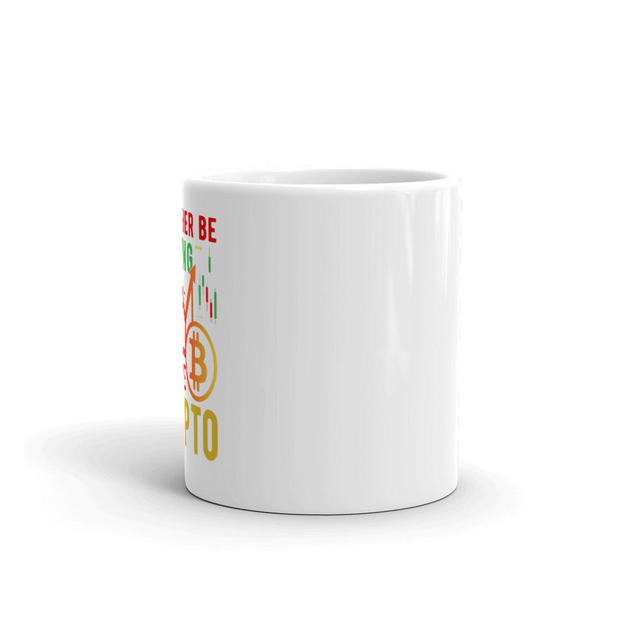 Crypto Trading - White glossy mug