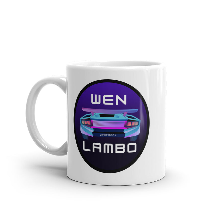 Wen Lambo - White glossy mug