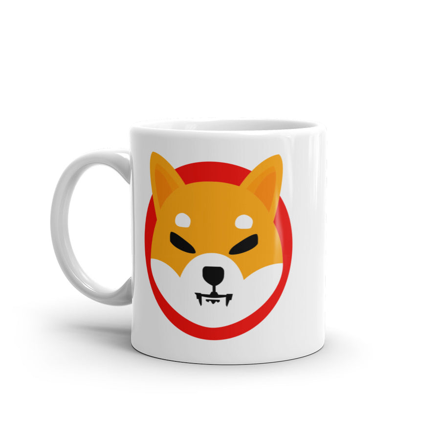 Shiba Inu - White glossy mug