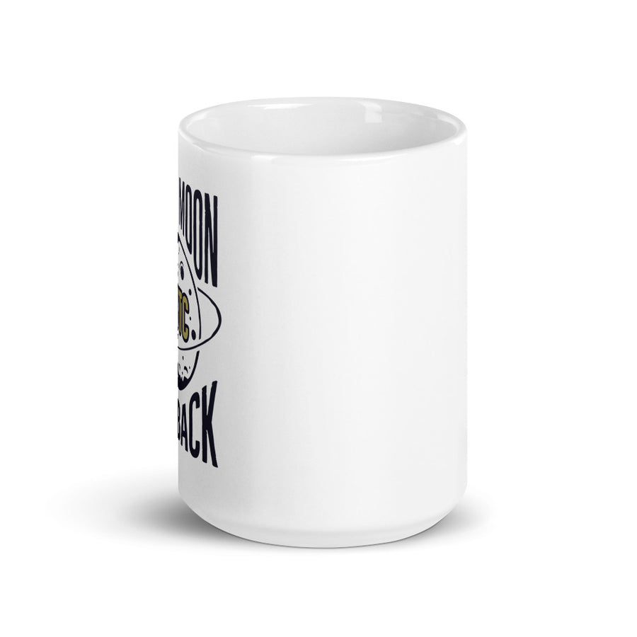 To The Moon and Back - White glossy mug