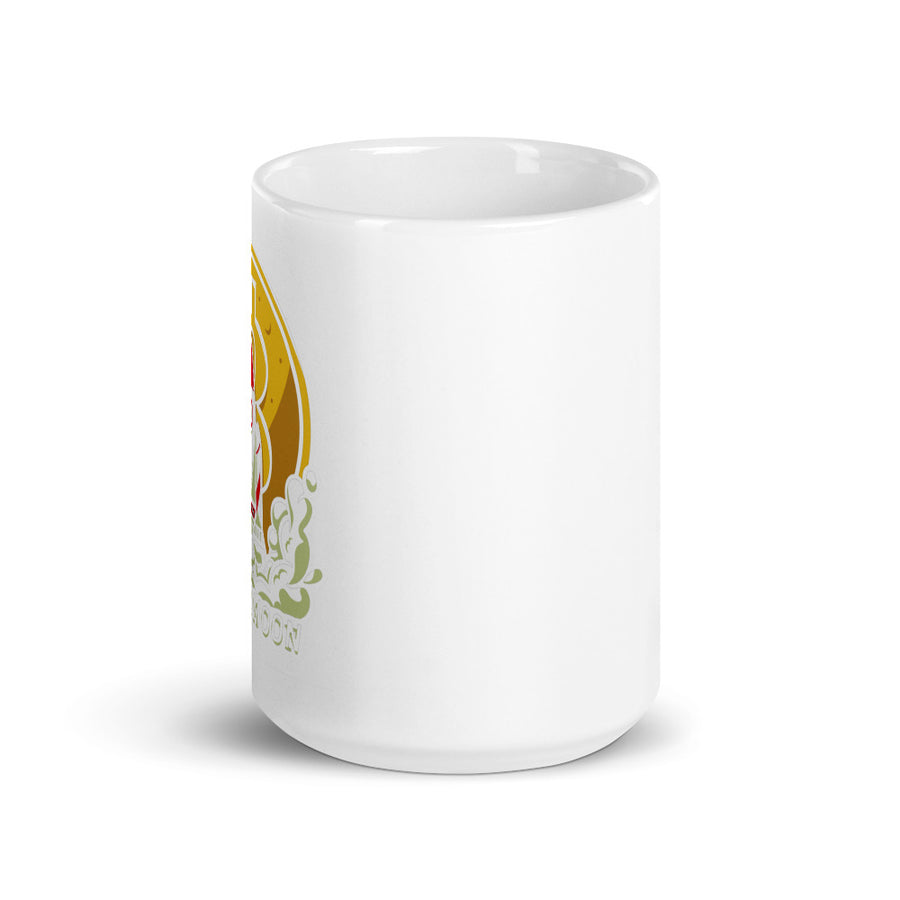 To The Moon - White glossy mug