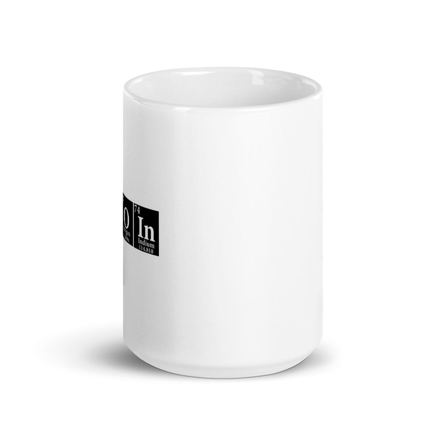 Bitcoin - White glossy mug