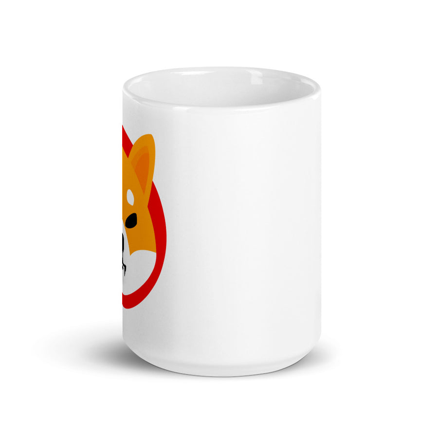 Shiba Inu - White glossy mug