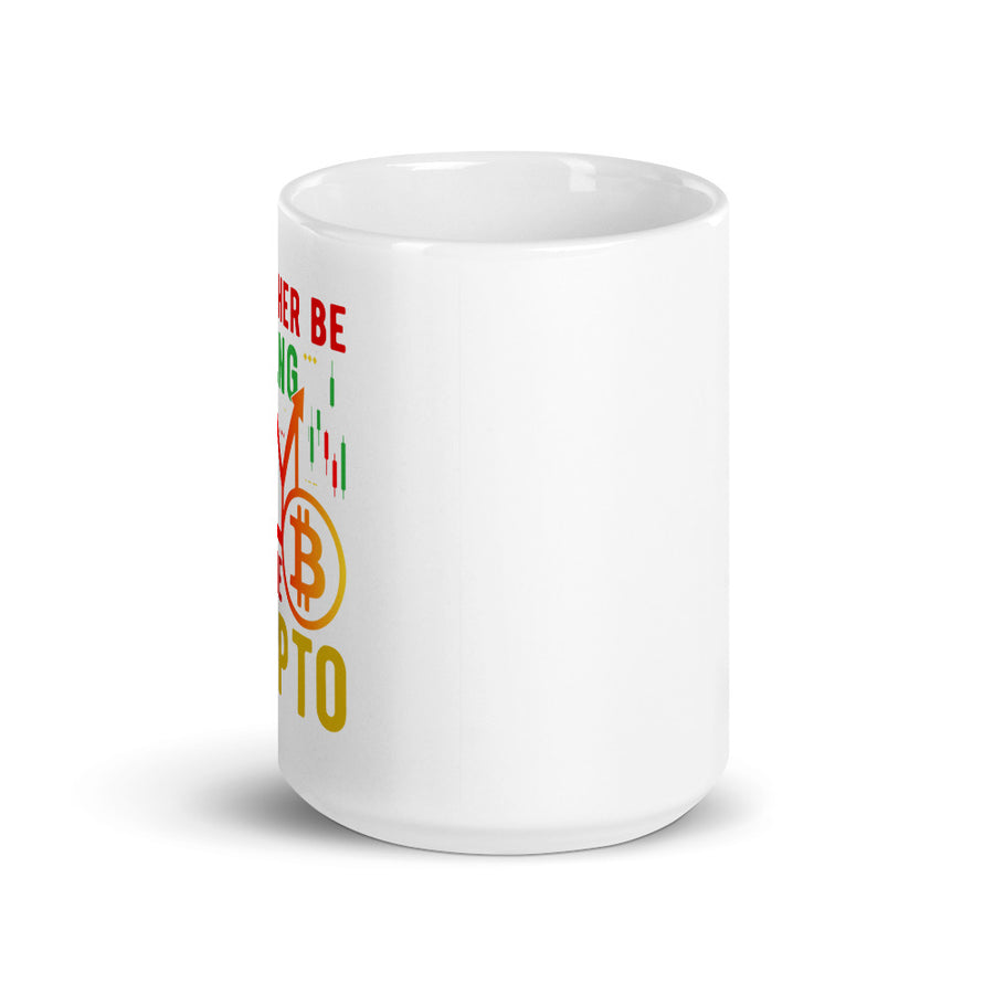 Crypto Trading - White glossy mug