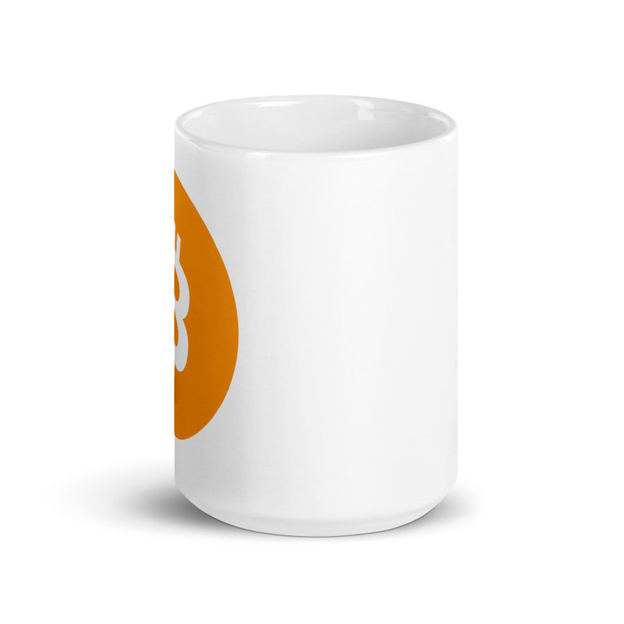 Bitcoin - White glossy mug