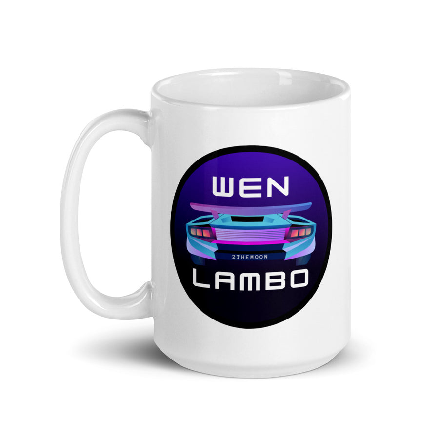 Wen Lambo - White glossy mug