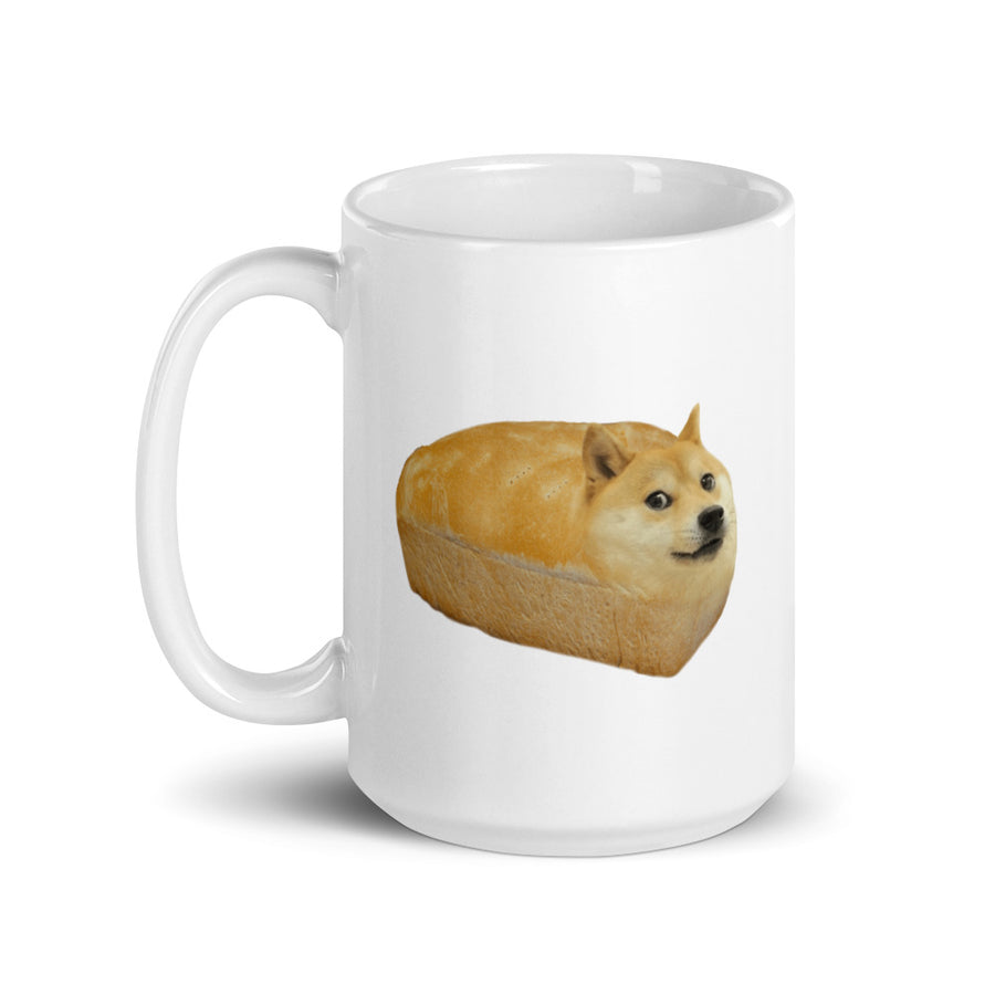 Dogecoin - White glossy mug