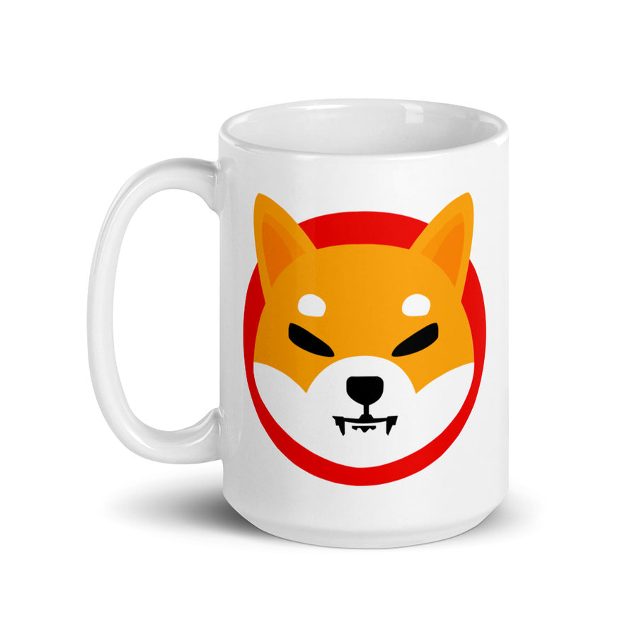 Shiba Inu - White glossy mug