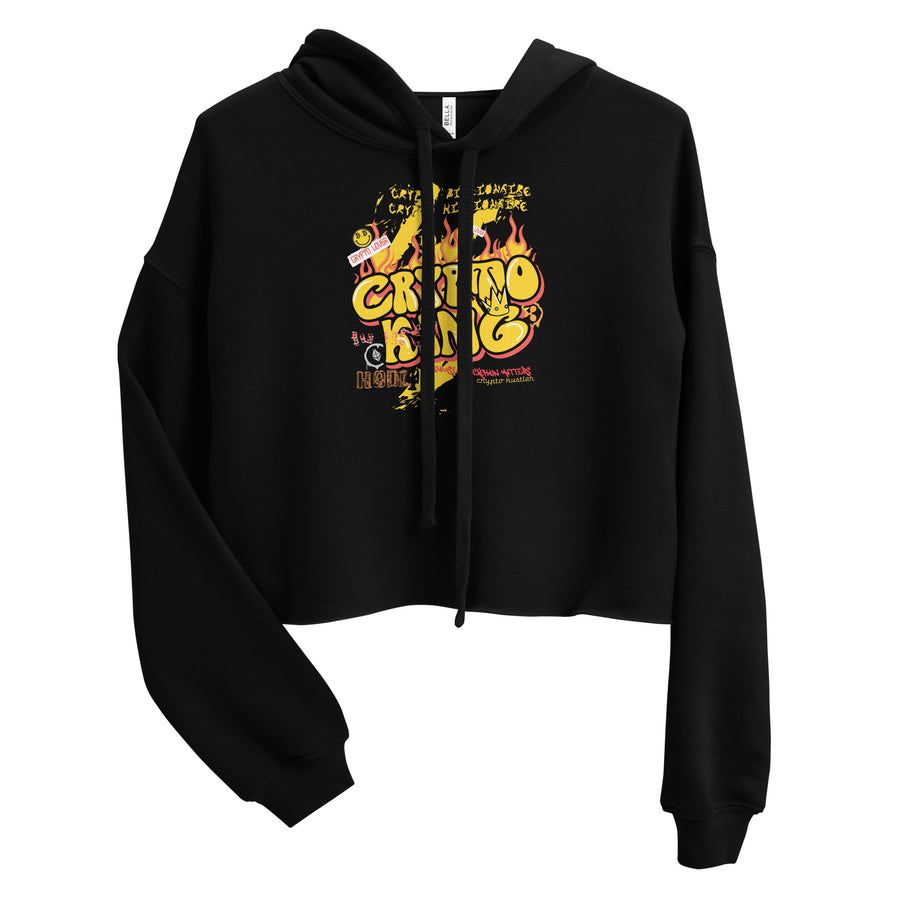 Crypto King - Crop Hoodie