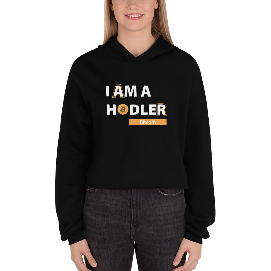 I Am a Hodler - Crop Hoodie