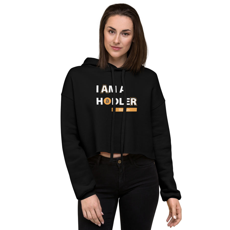 I Am a Hodler - Crop Hoodie