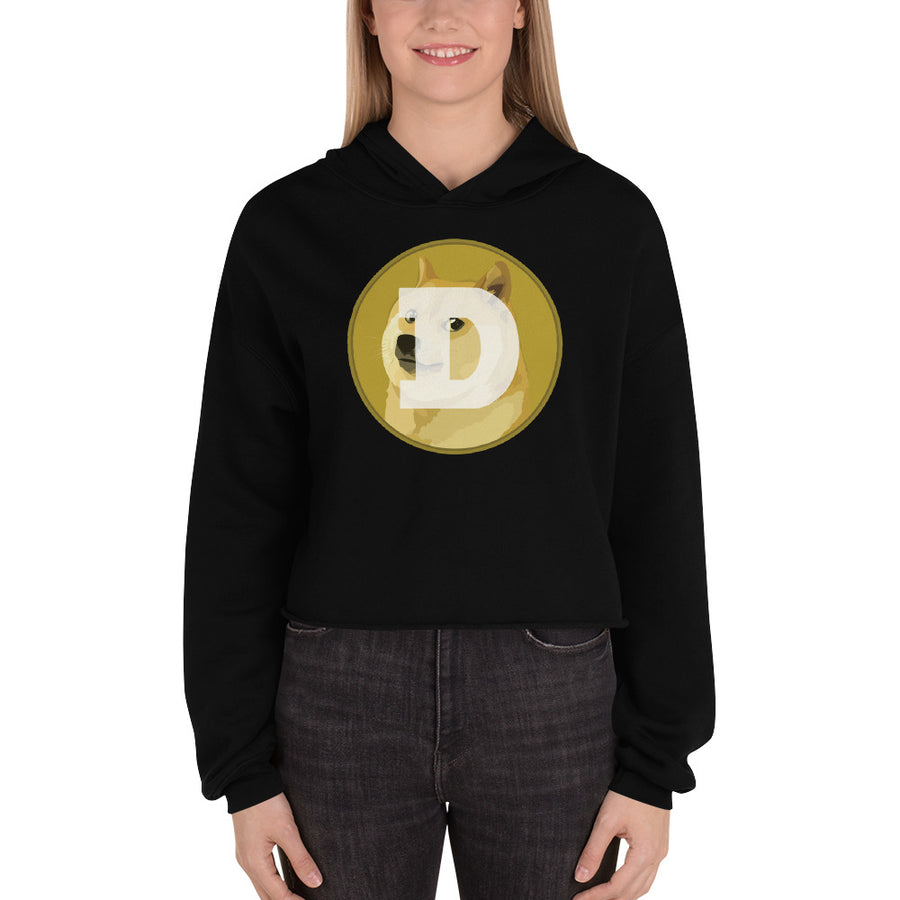 Dogecoin - Crop Hoodie