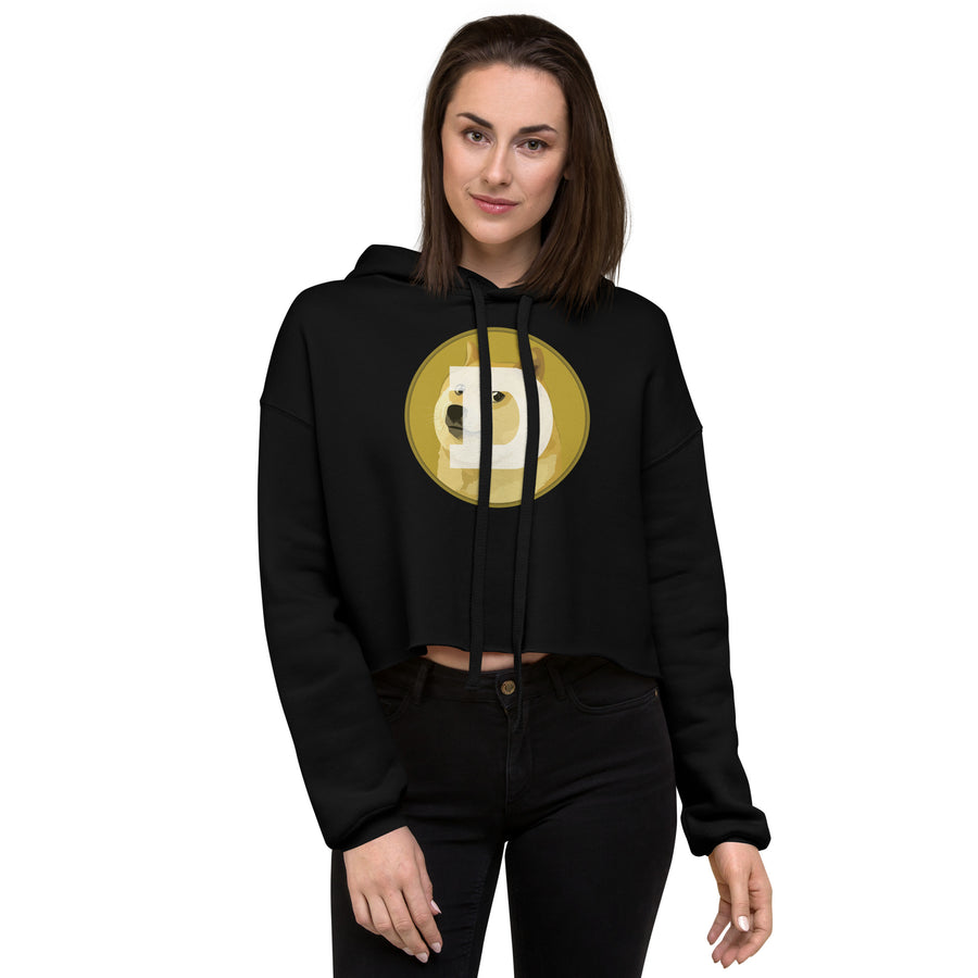 Dogecoin - Crop Hoodie