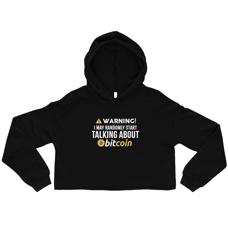 Talking About Bitcoin - Crop Hoodie