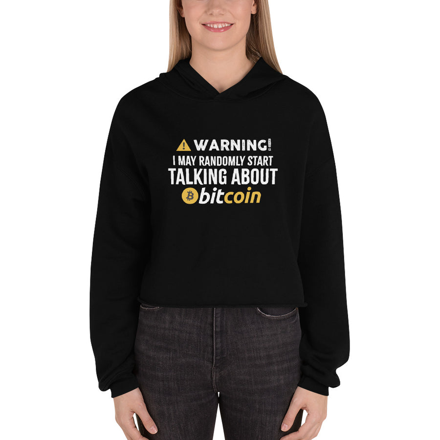 Talking About Bitcoin - Crop Hoodie