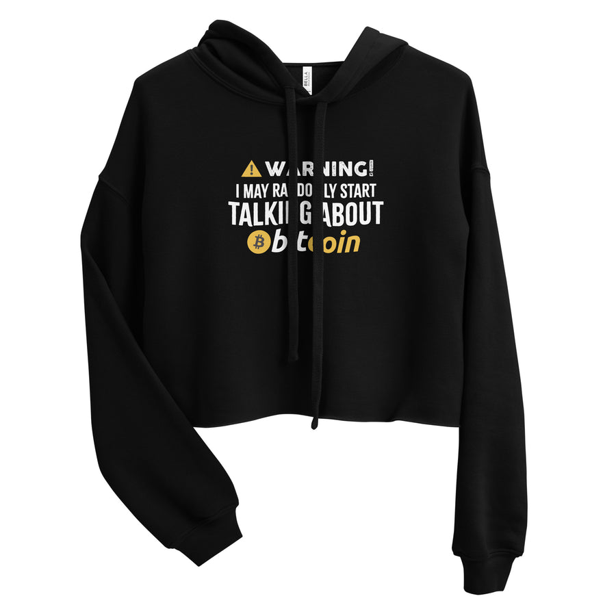 Talking About Bitcoin - Crop Hoodie