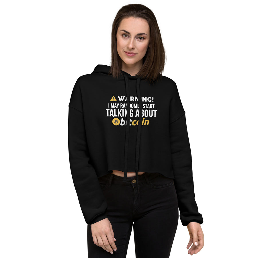 Talking About Bitcoin - Crop Hoodie