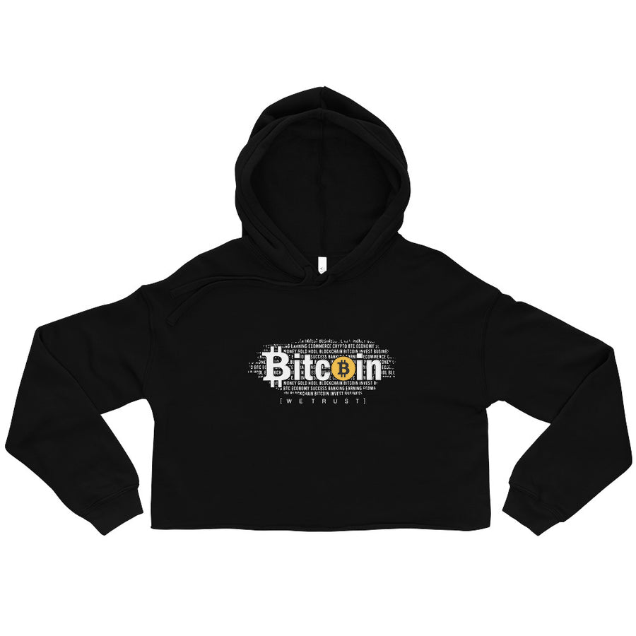 Bitcoin We Trust - Crop Hoodie