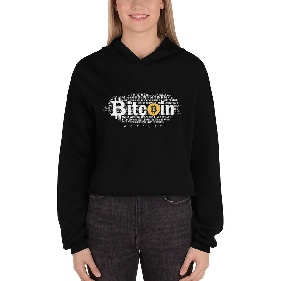 Bitcoin We Trust - Crop Hoodie