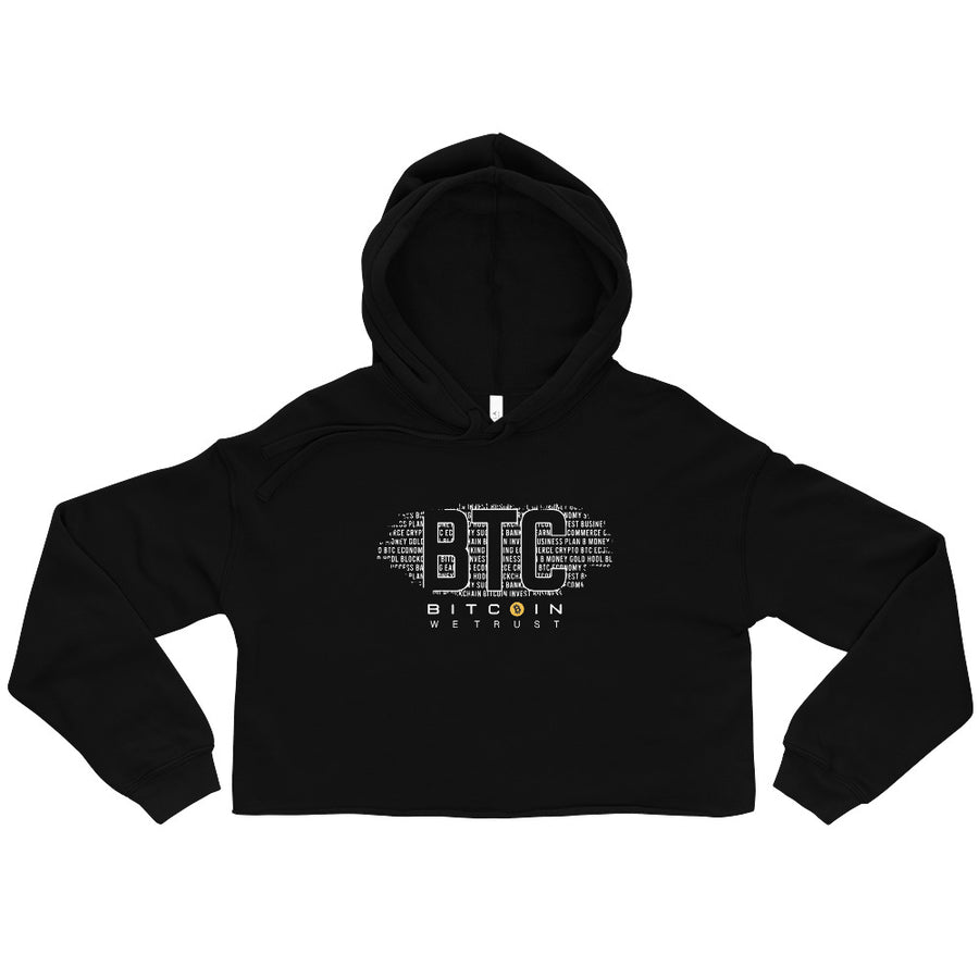 BTC We Trust - Crop Hoodie