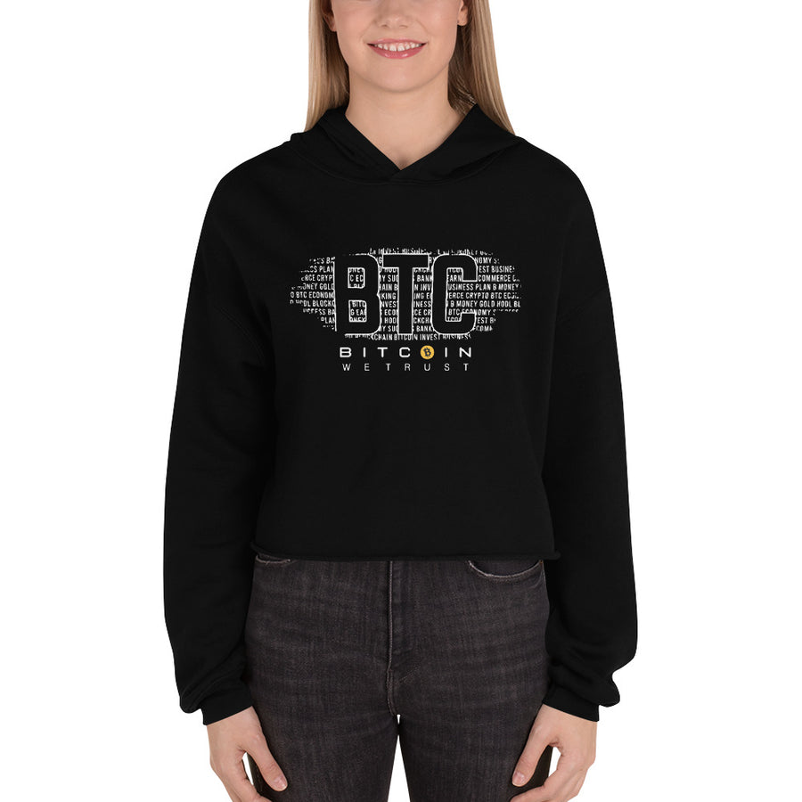 BTC We Trust - Crop Hoodie