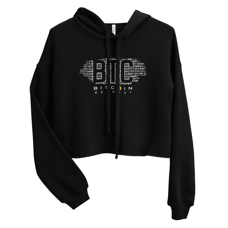 BTC We Trust - Crop Hoodie