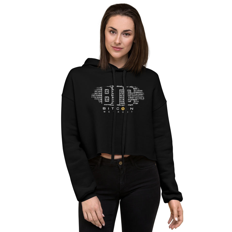 BTC We Trust - Crop Hoodie