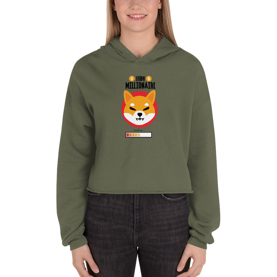 Shiba Millionaire - Crop Hoodie