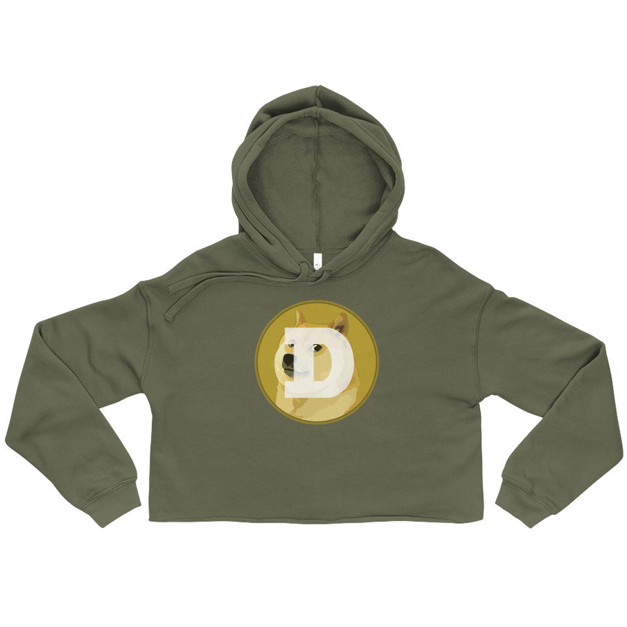 Dogecoin - Crop Hoodie